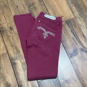 Rock Revival Women's Deep Red Jeans
